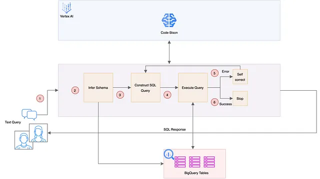 Direct Schema Inference with Self-Correction